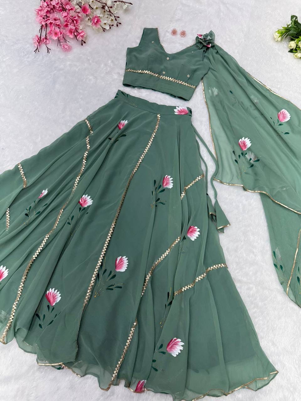 Exclusive Real shoot Design lehnga