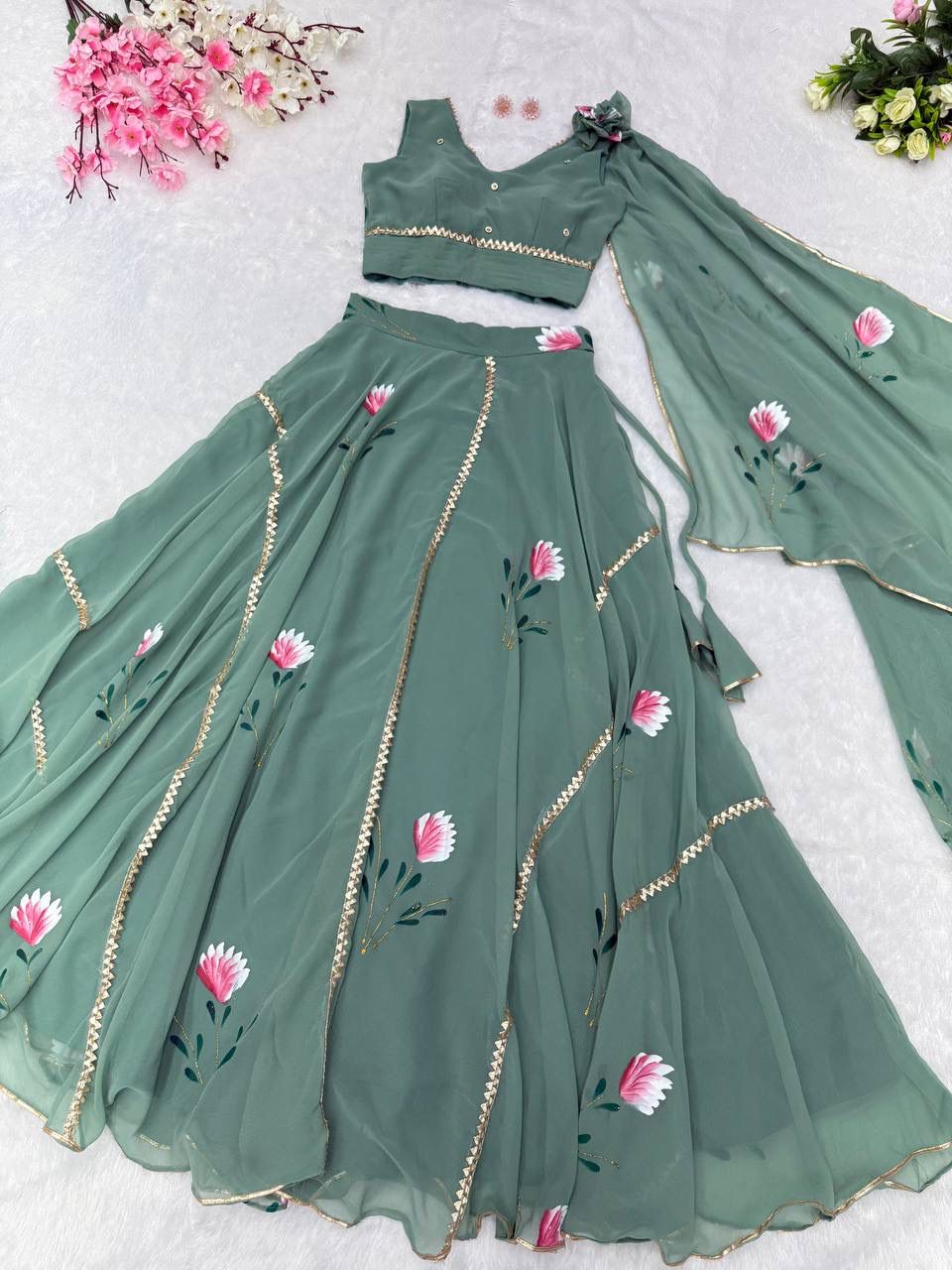 Exclusive Real shoot Design lehnga