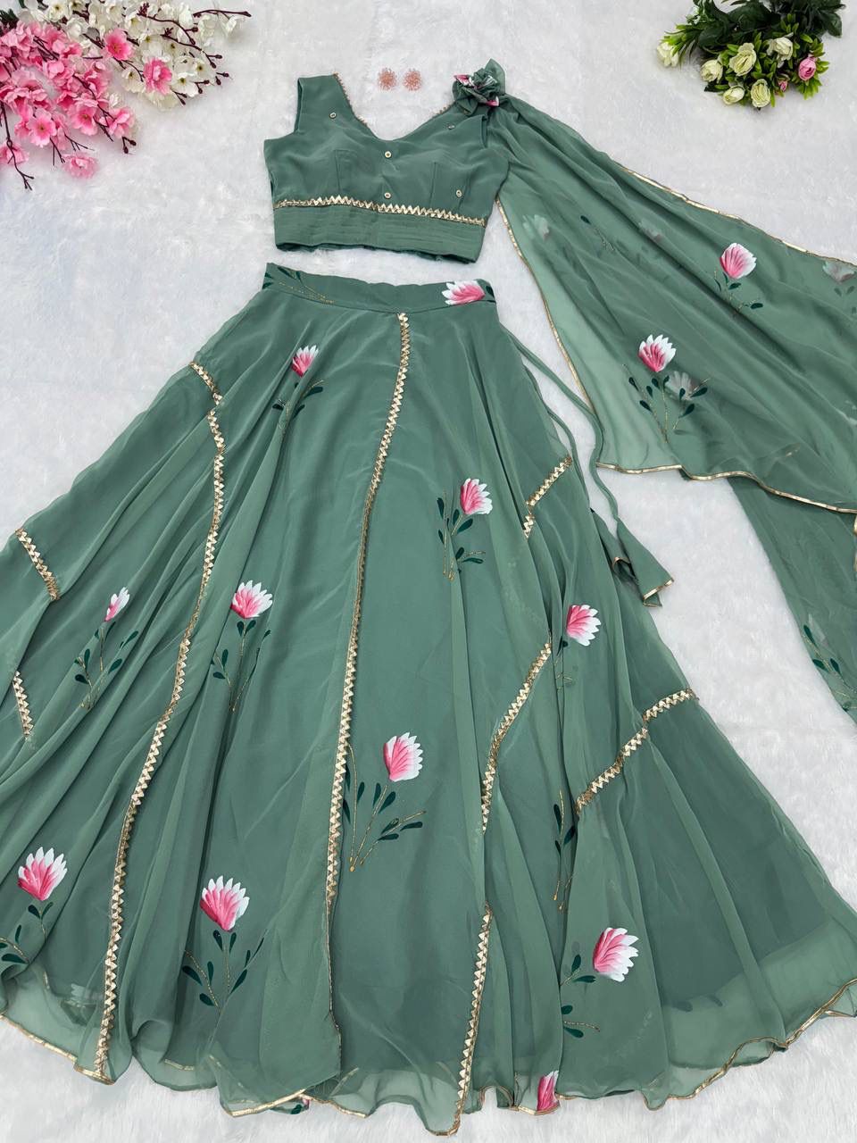 Exclusive Real shoot Design lehnga