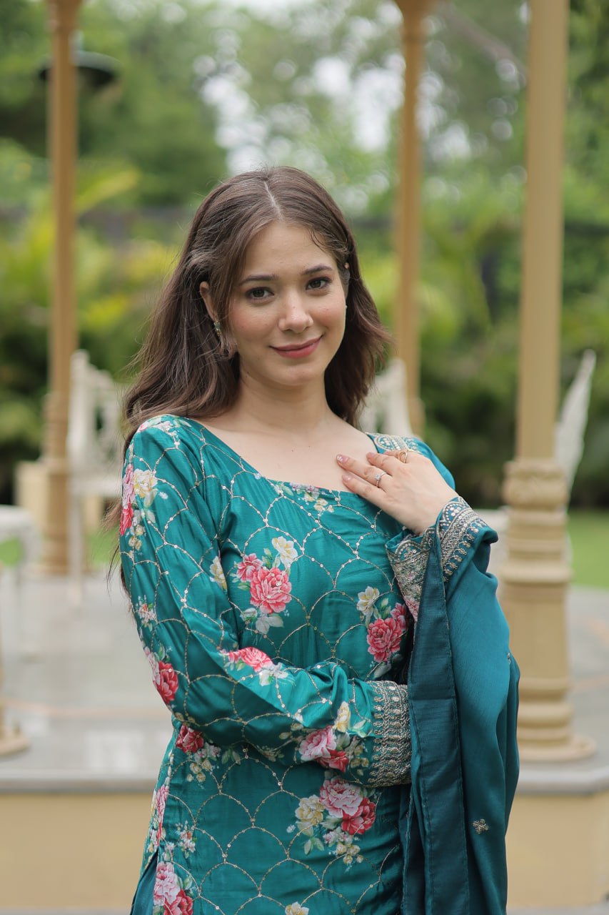 PREMIUM DESIGNER READYMADE KURTI-PLAZOO-DUPATTA COLLECTIONS