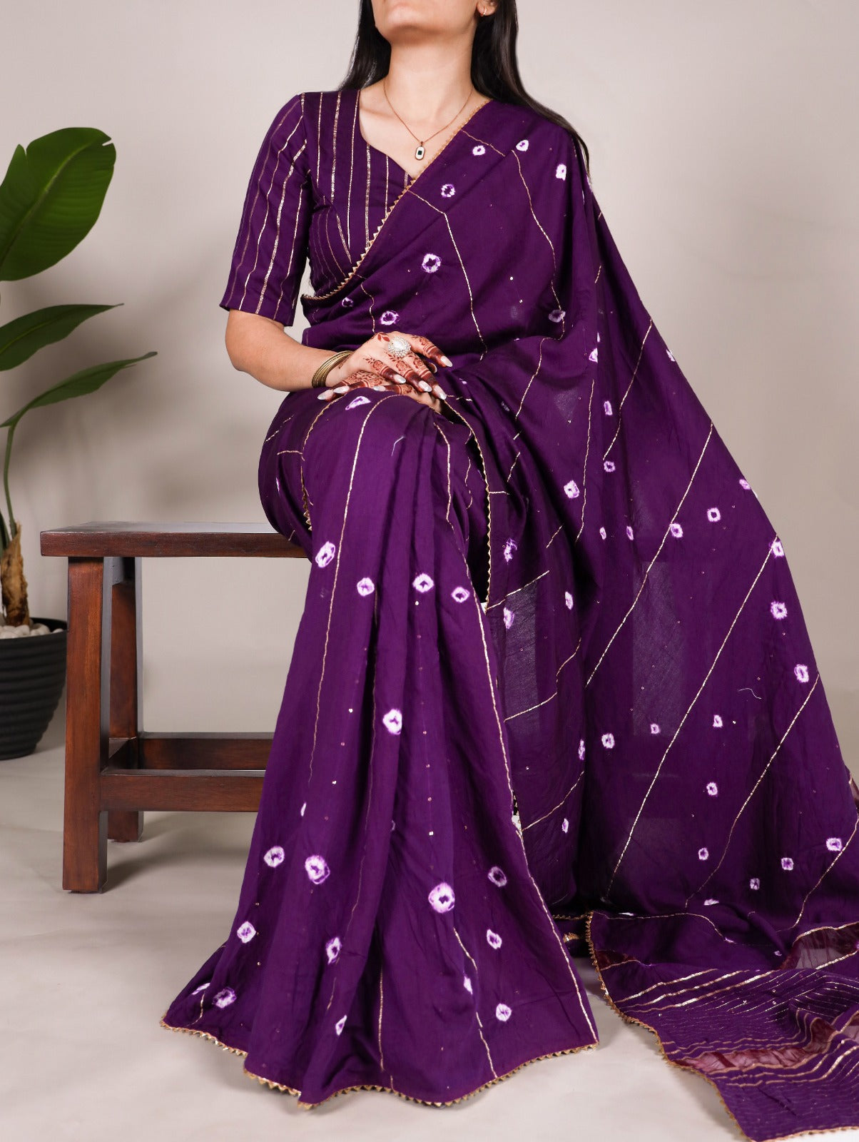 Elegance meets ethereal charm in this enchanting Viscose chanderi saree