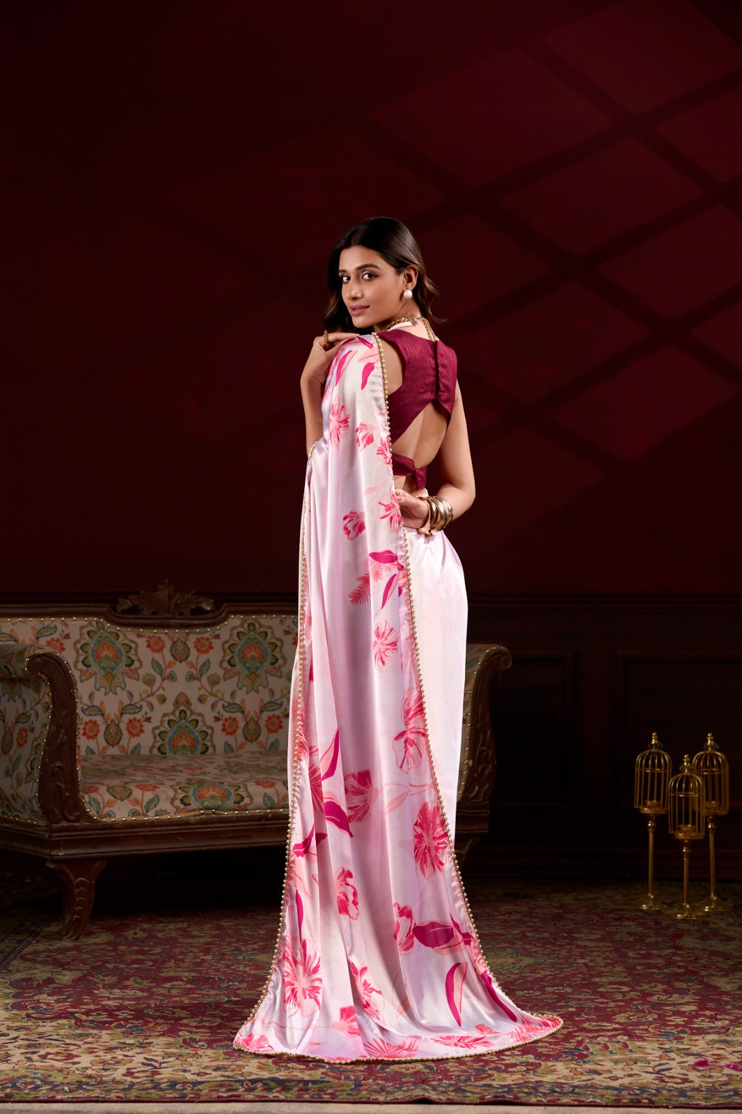 Satin Silk Saree