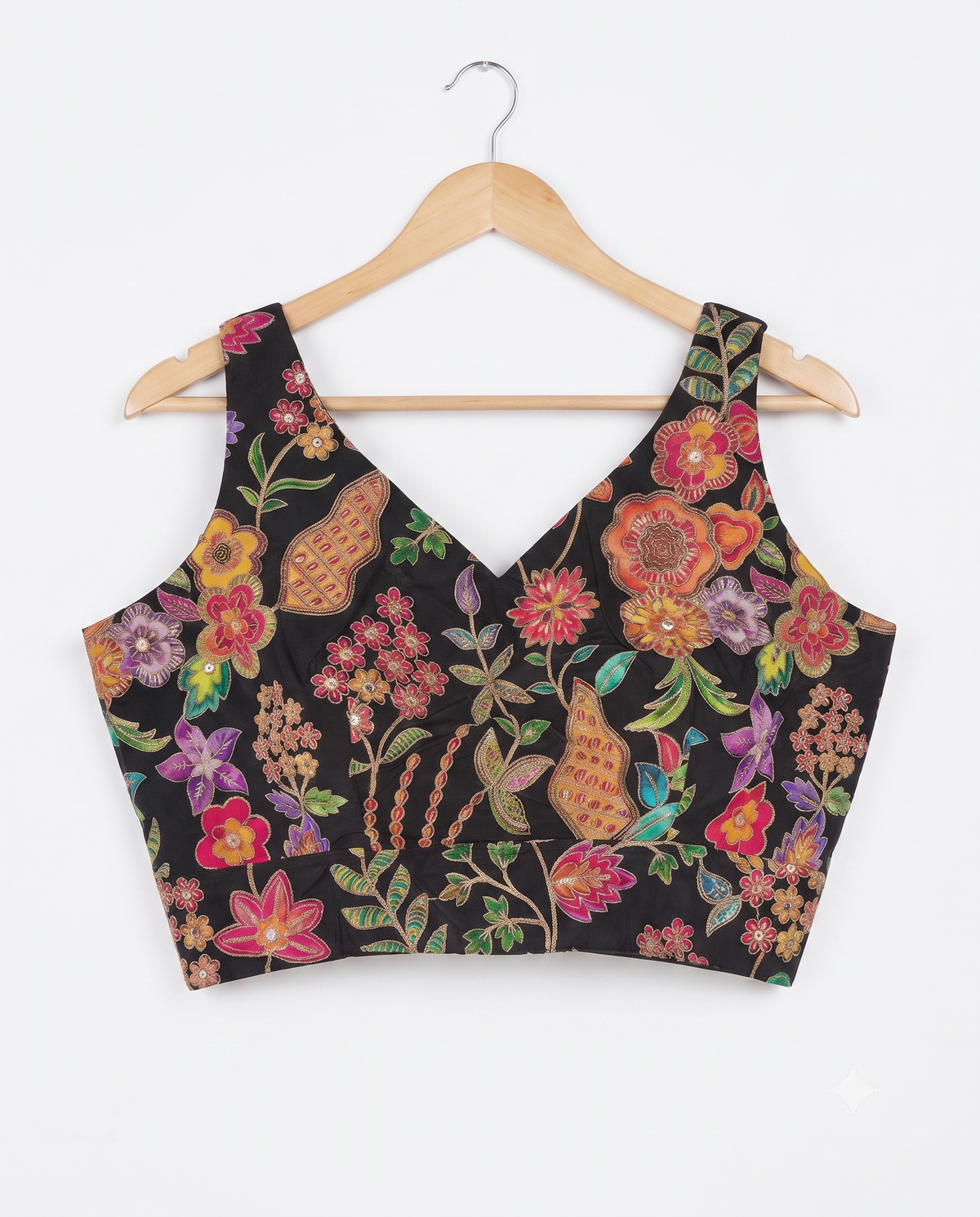 Beautiful Sleeveless Embroidered Ready Wear Blouse
