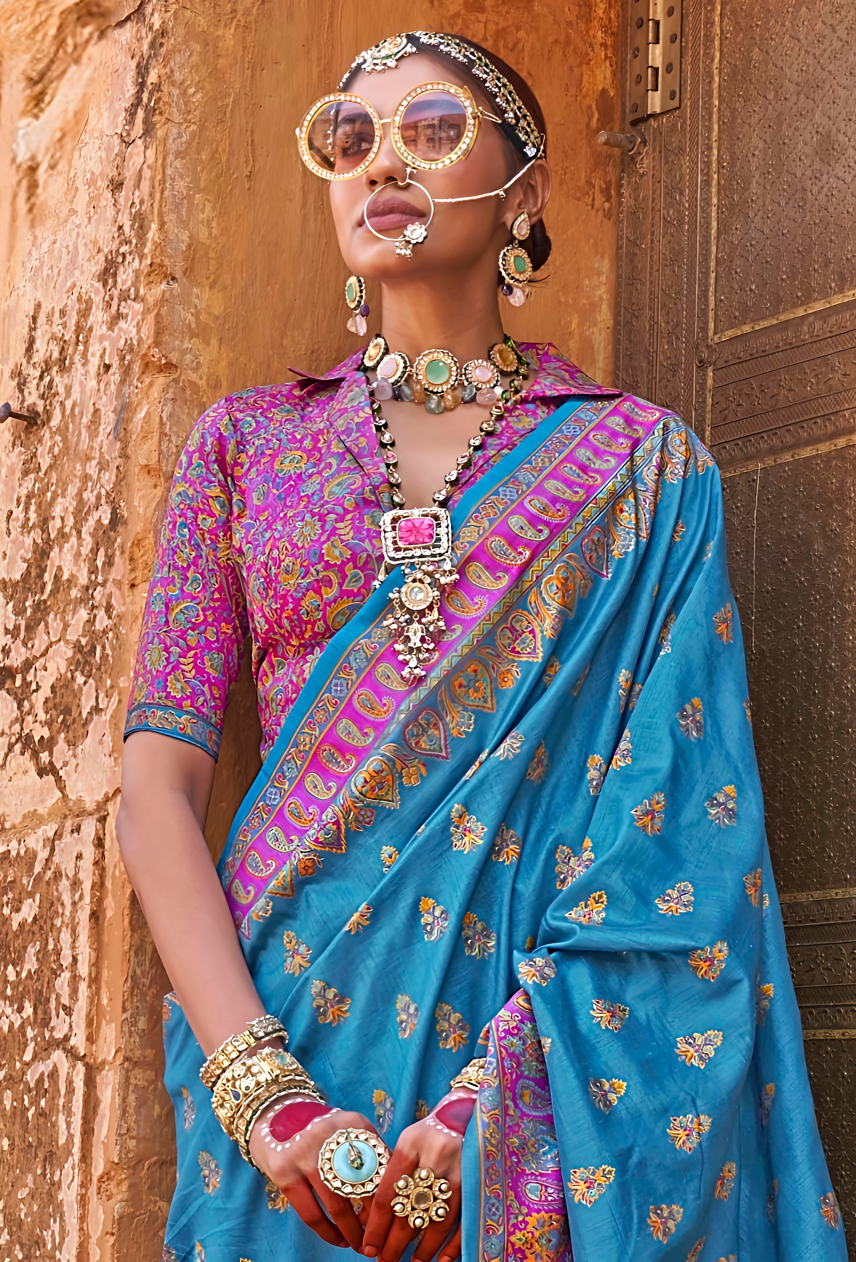 Royal Rajasthani Traditional Silk Saree