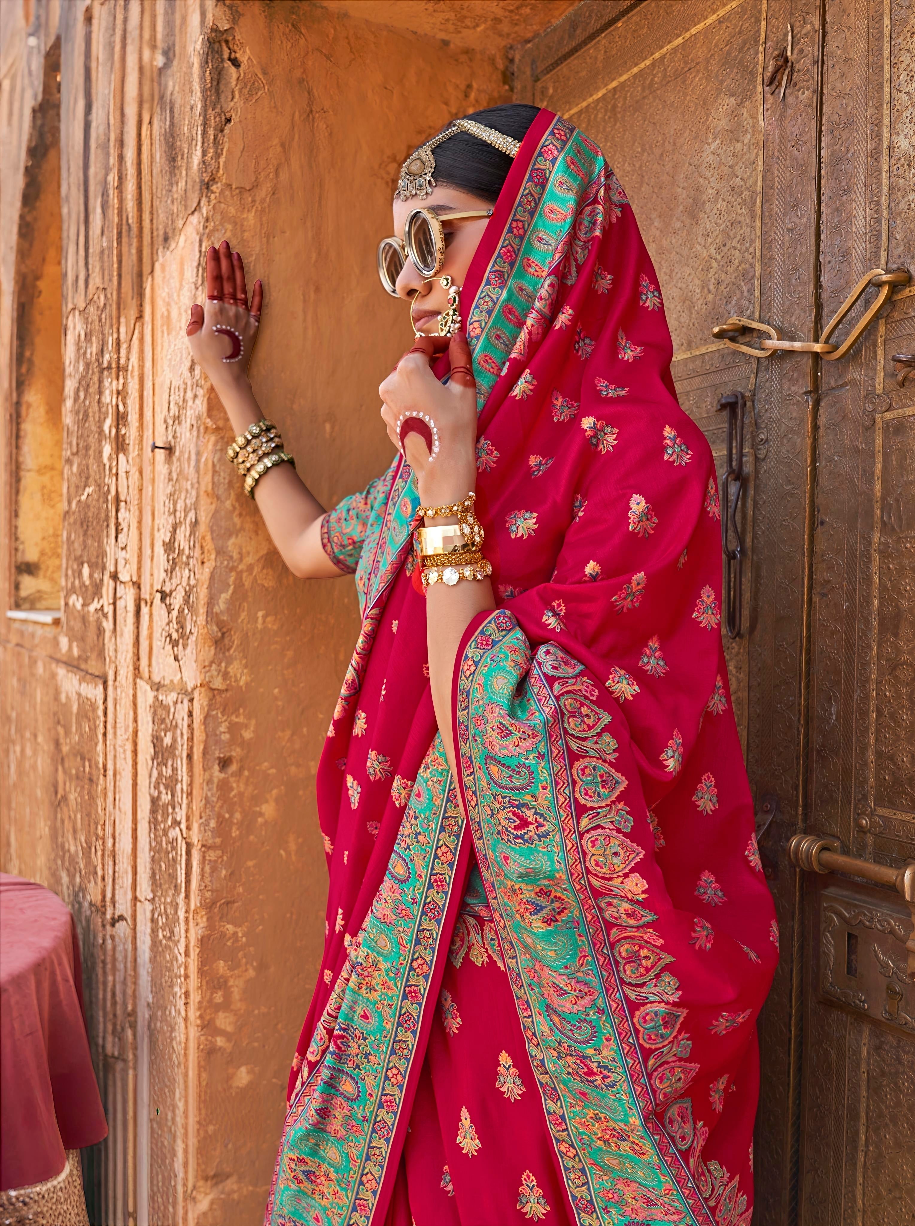 Royal Rajasthani Traditional Silk Saree