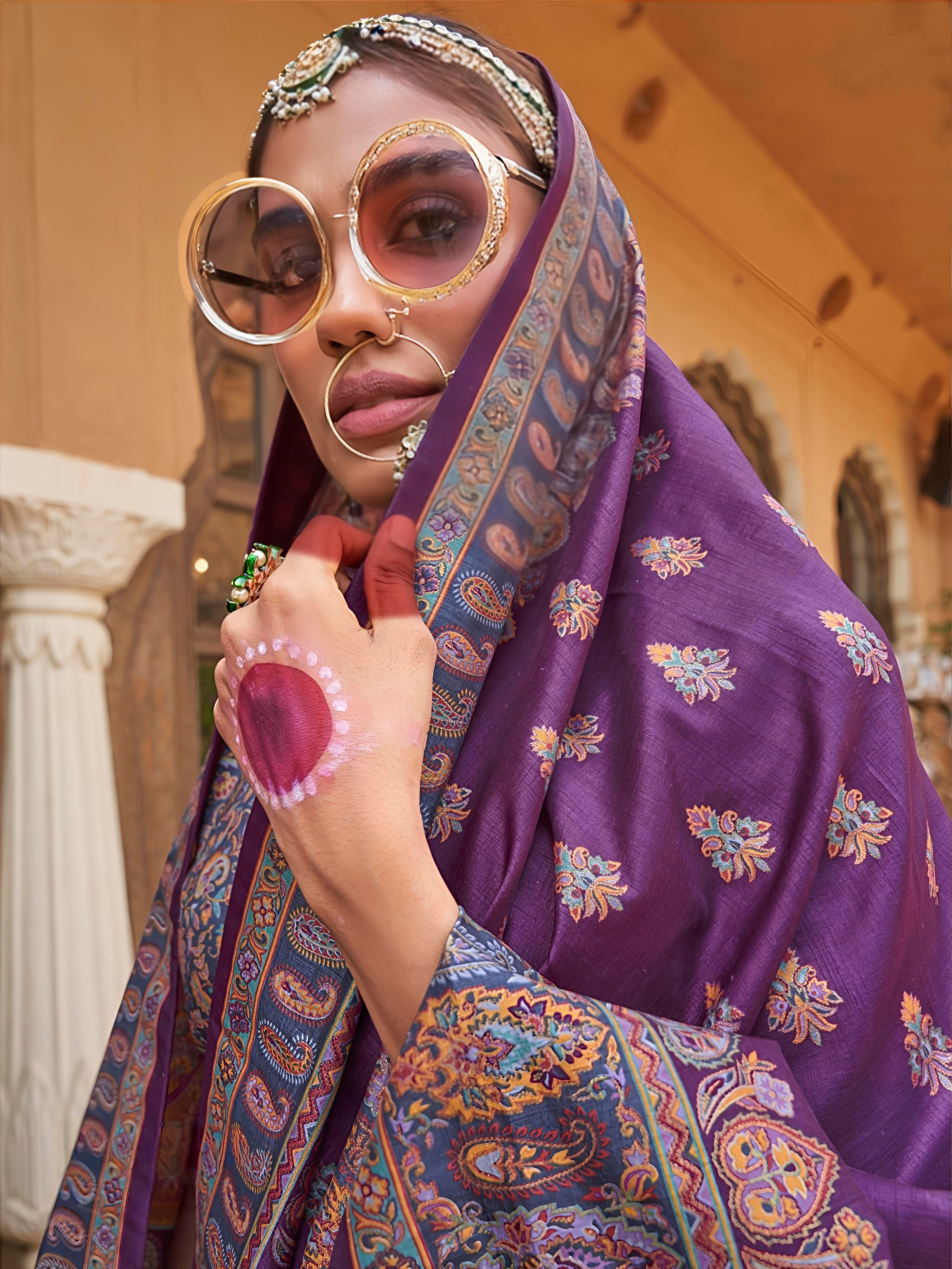 Royal Rajasthani Traditional Silk Saree
