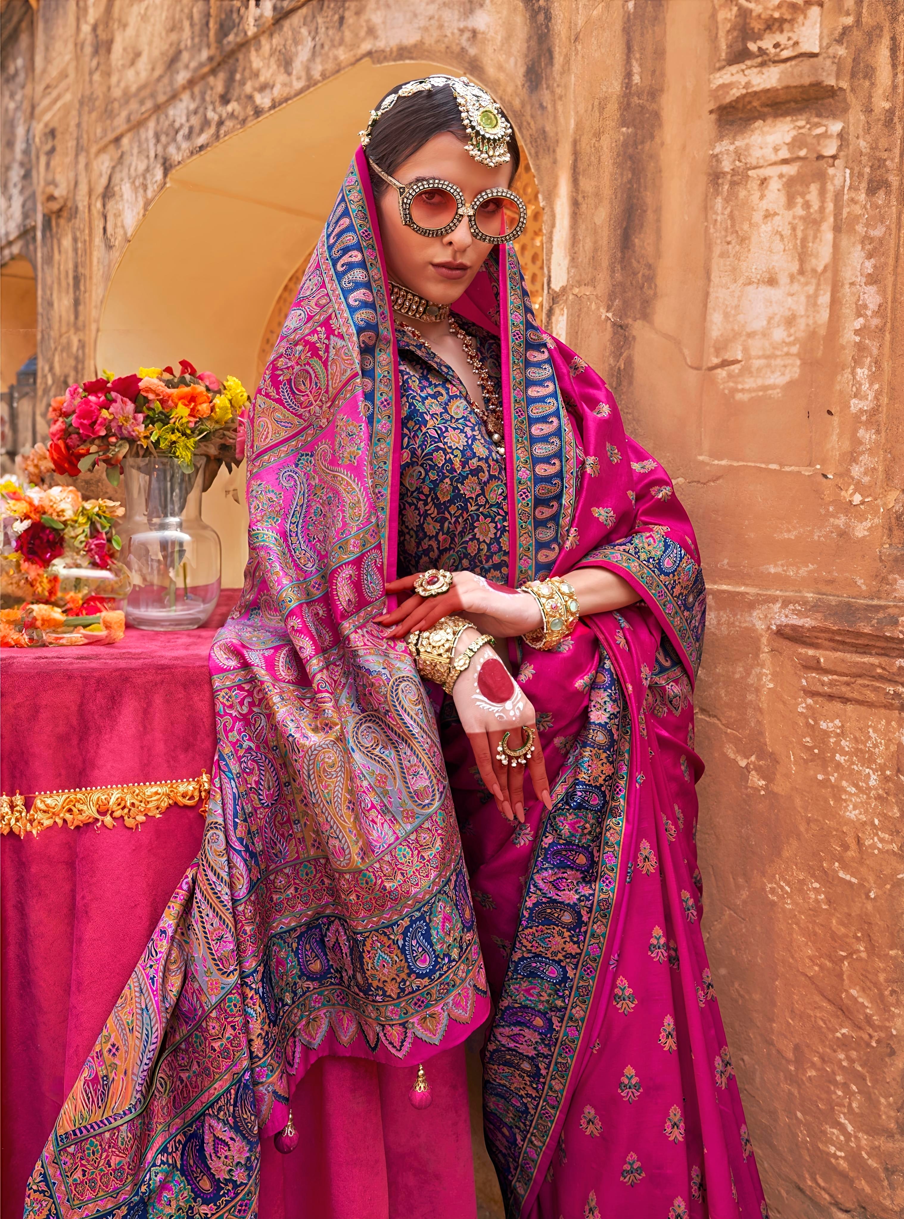 Royal Rajasthani Traditional Silk Saree