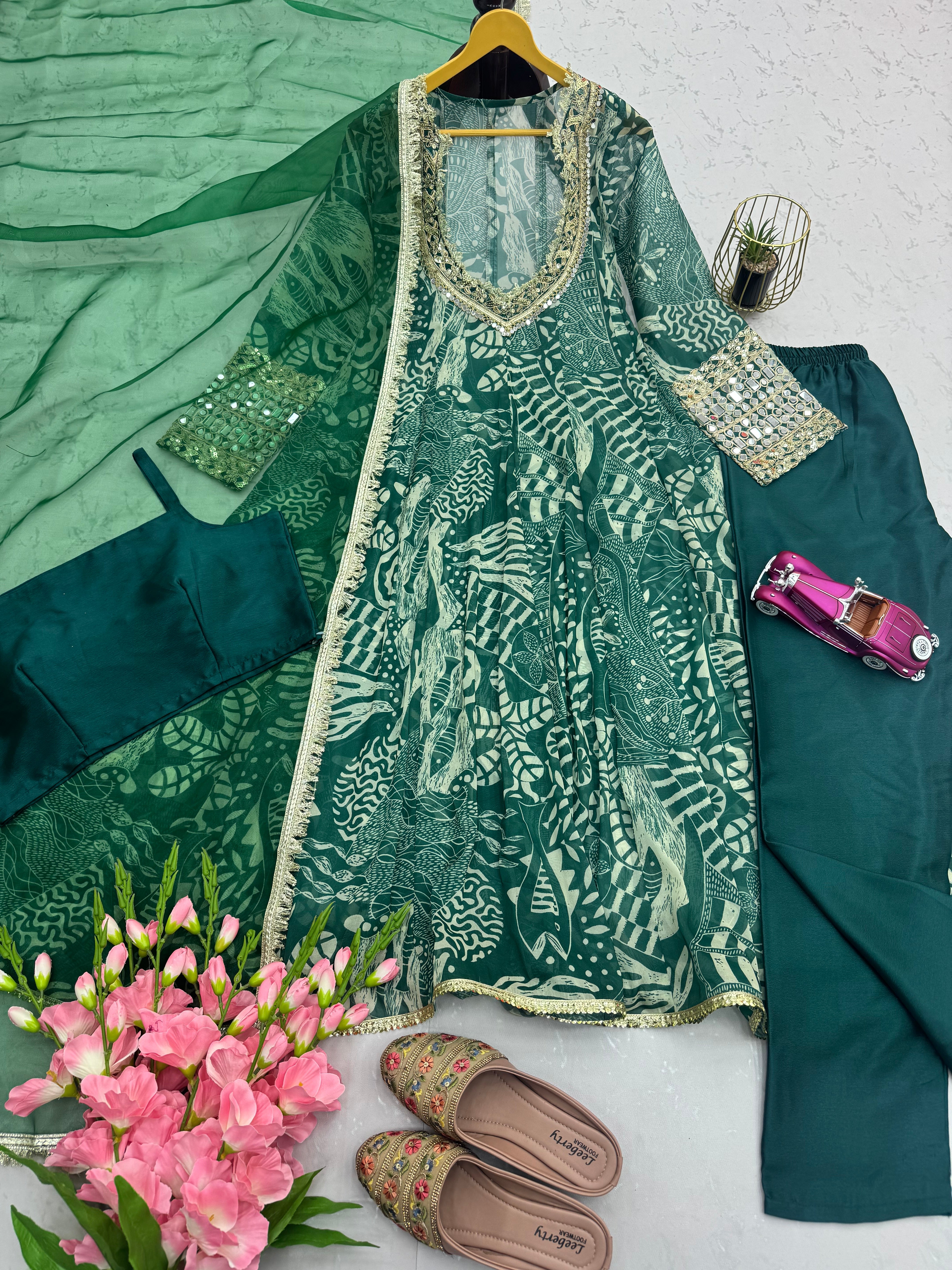 NEW Launching Designer Party Wear Look 4 Pis Collection
