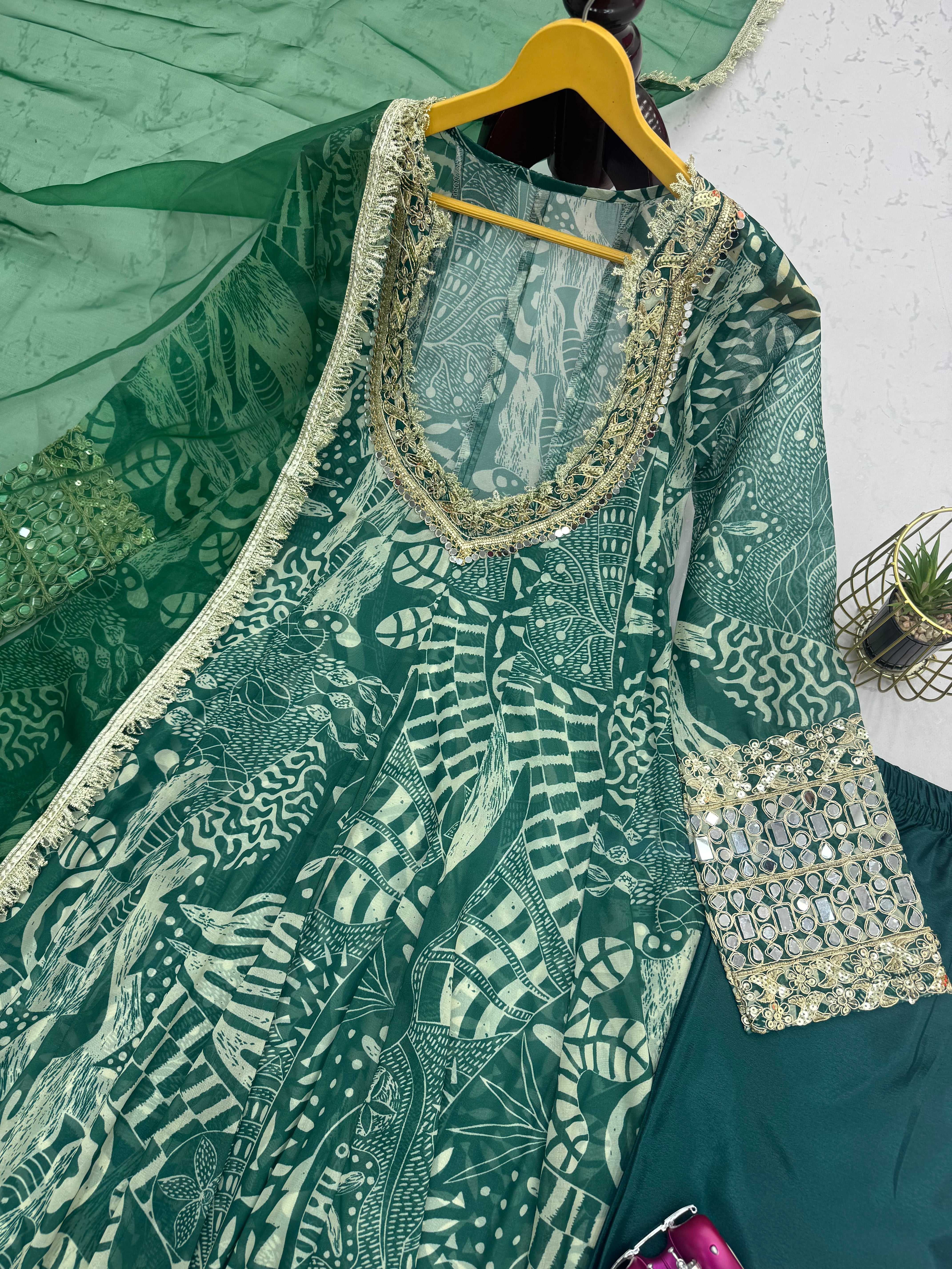 NEW Launching Designer Party Wear Look 4 Pis Collection