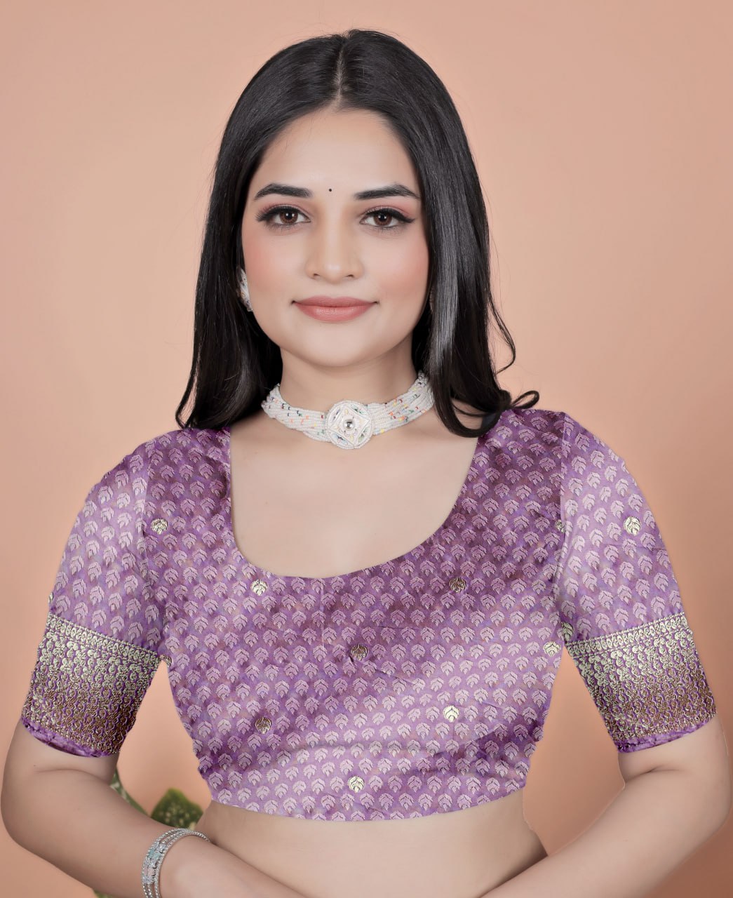 Royal Purple Banarasi Silk Saree