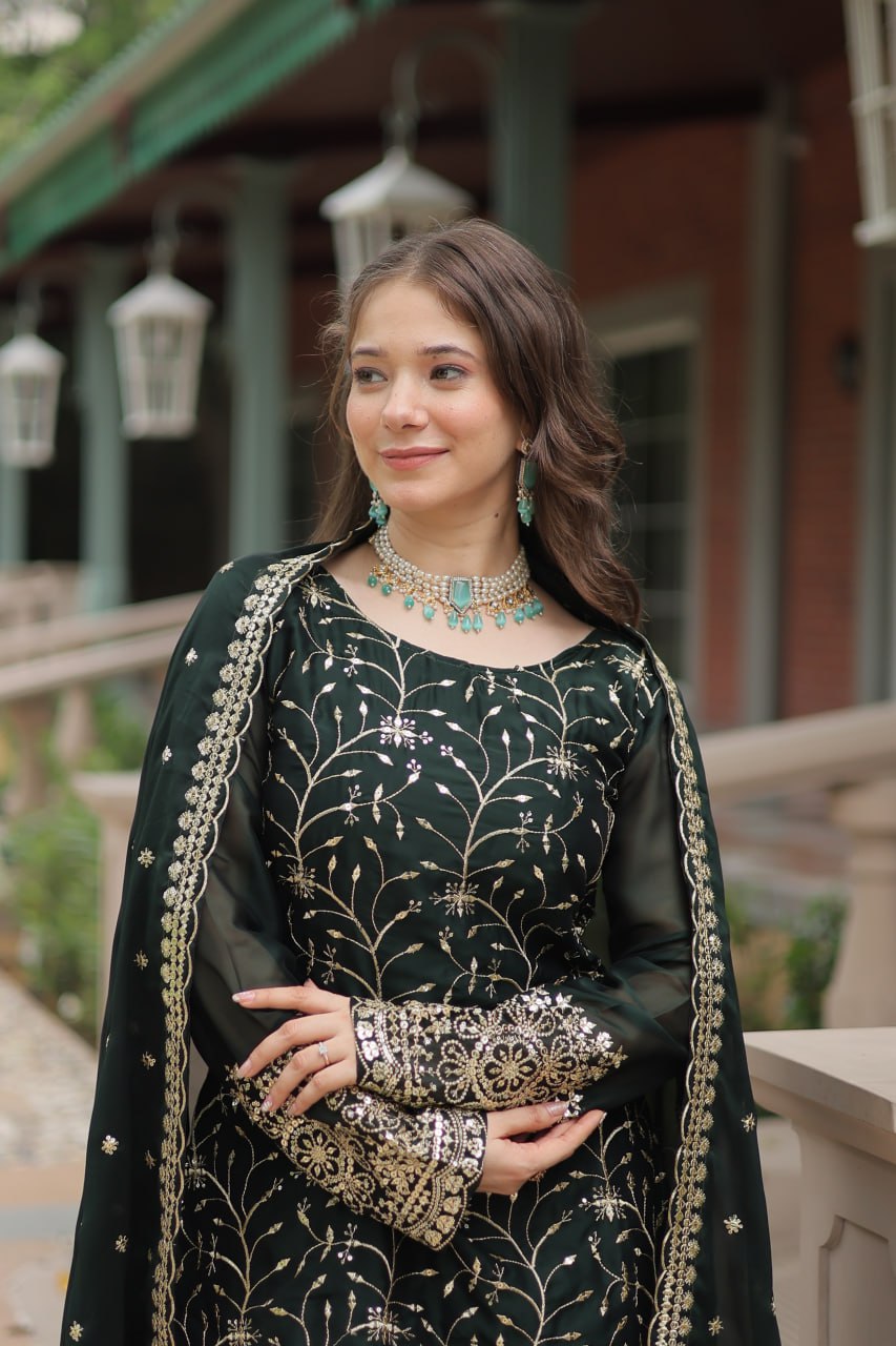 PREMIUM DESIGNER READYMADE KURTI-PLAZOO-DUPATTA COLLECTIONS