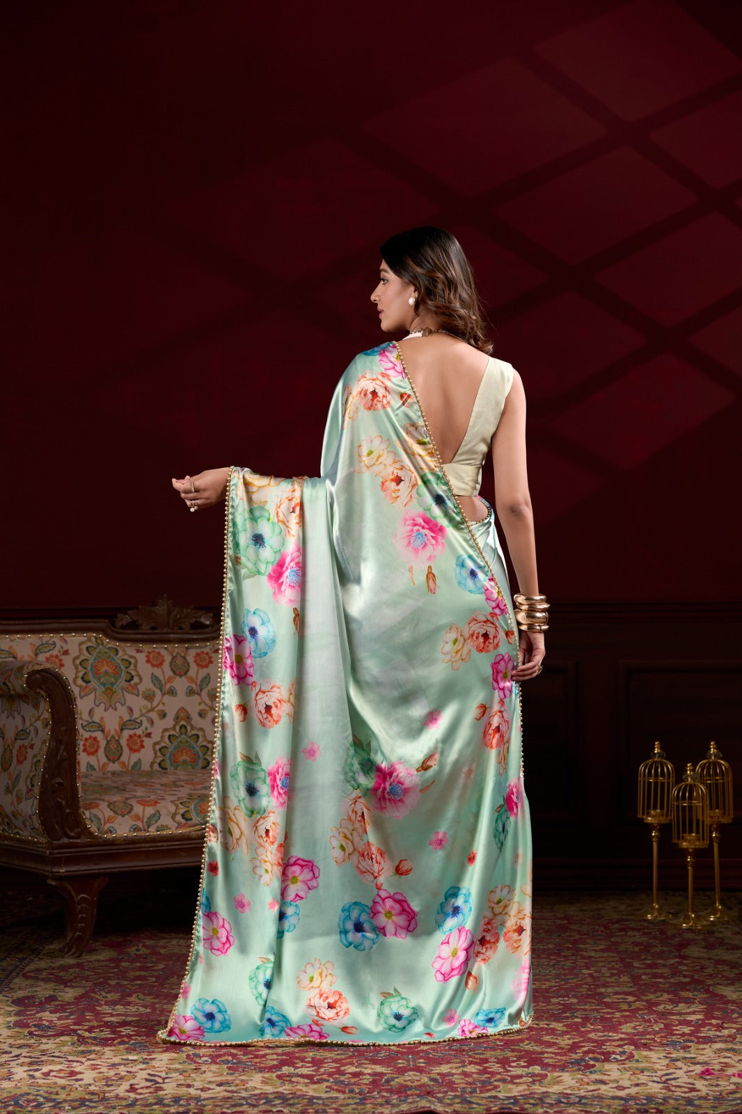 Satin Silk Saree