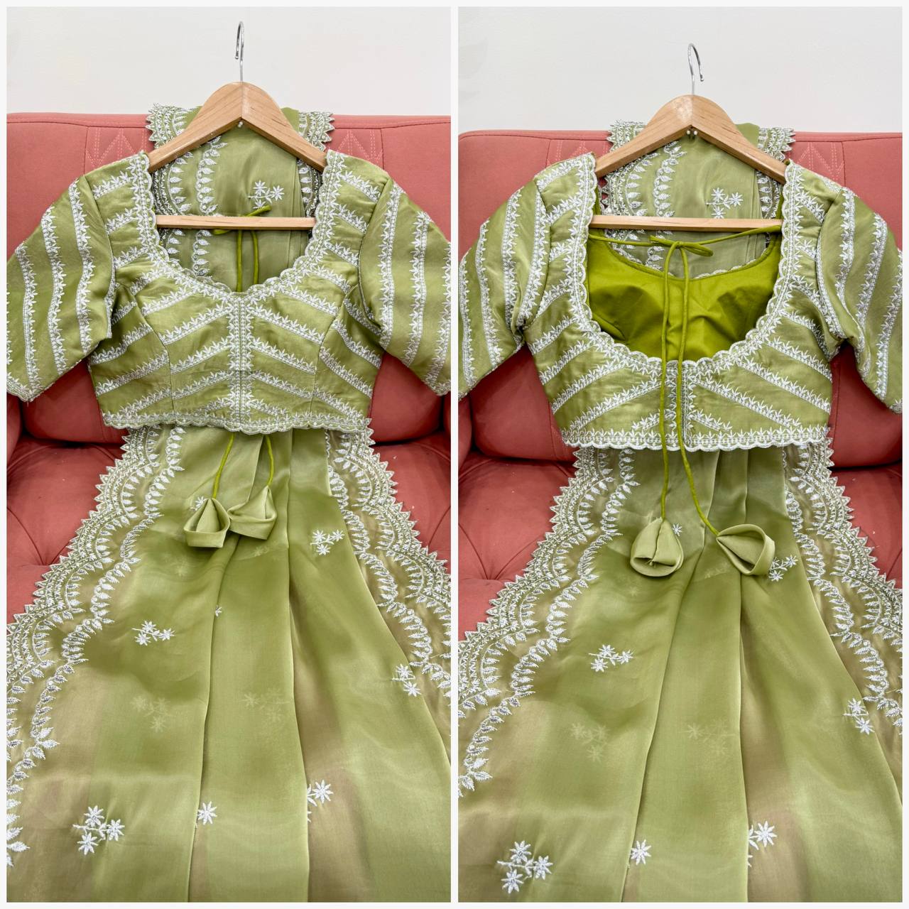 Embroidered Jimmy Chu Saree