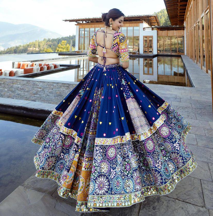 NEW DESIGNER PRINTED LAHENGA CHOLI