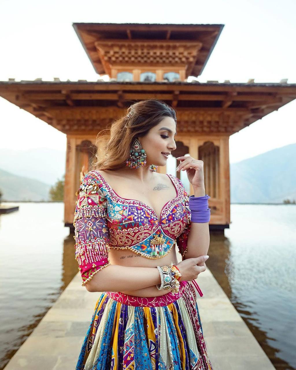 NEW NAVRATRI SPECIAL DESIGNER PRINTED LAHENGA CHOLI