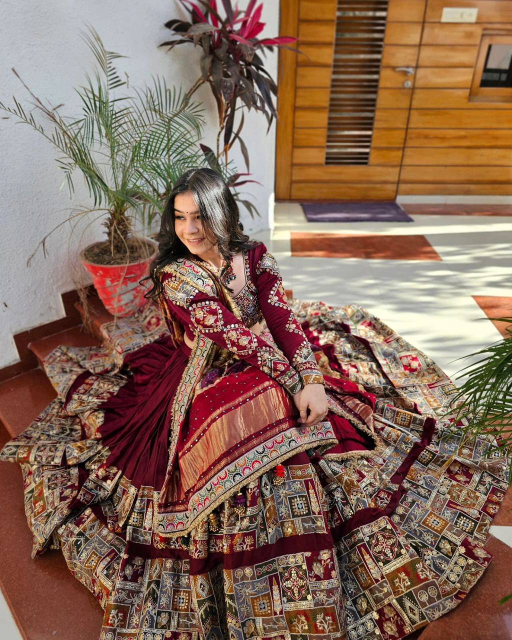 NEW NAVRATRI SPECIAL DESIGNER PRINTED LAHENGA CHOLI