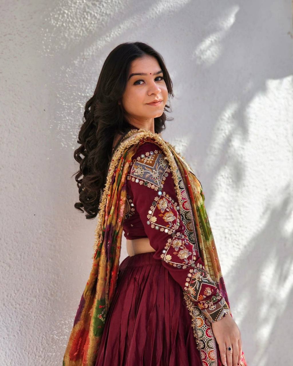 NEW NAVRATRI SPECIAL DESIGNER PRINTED LAHENGA CHOLI