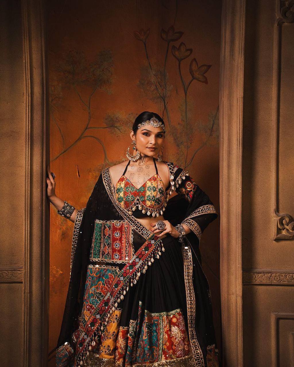NEW NAVRATRI SPECIAL DESIGNER PRINTED LAHENGA CHOLI