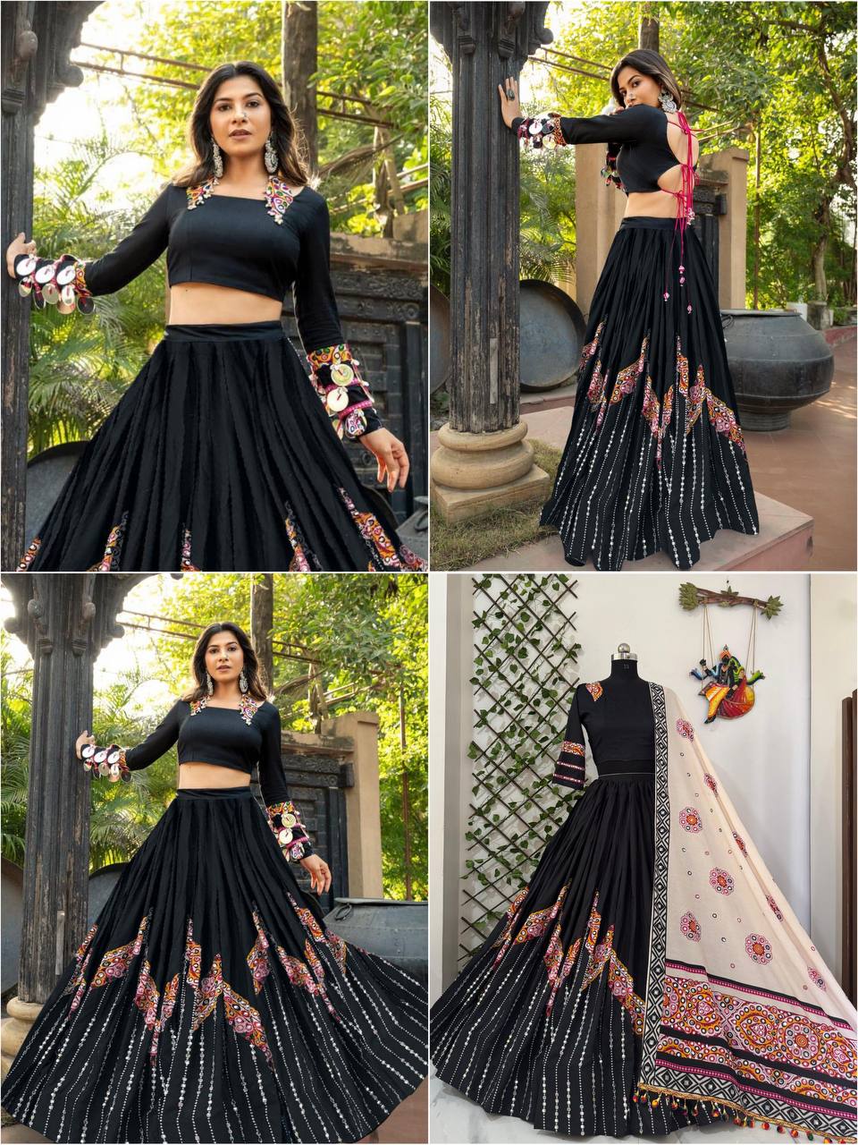 NEW NAVRATRI SPECIAL DESIGNER PRINTED LAHENGA CHOLI