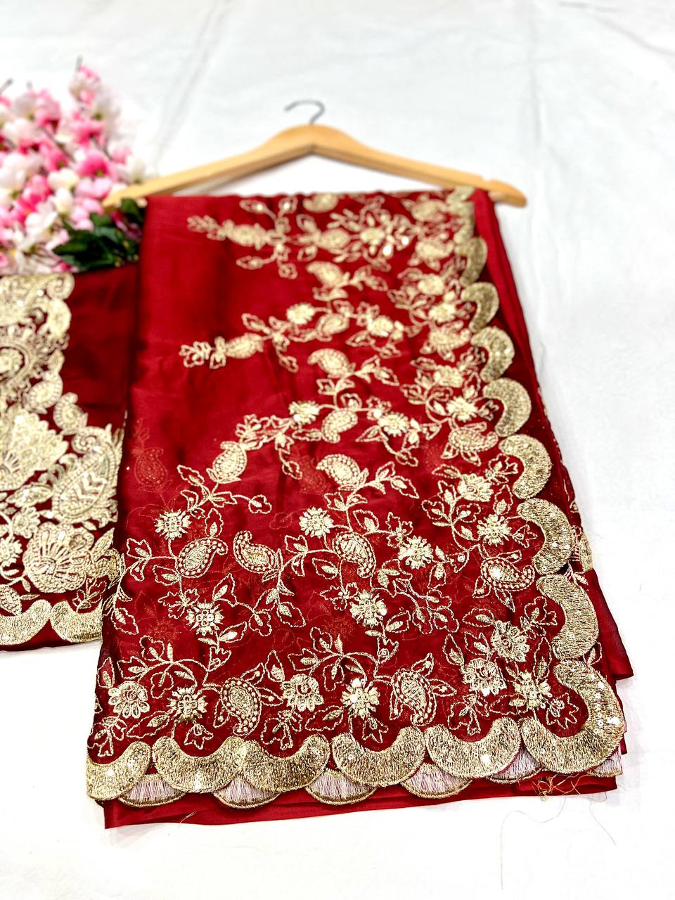 Heavy Rangoli Silk With Beautiful Zari  Saree