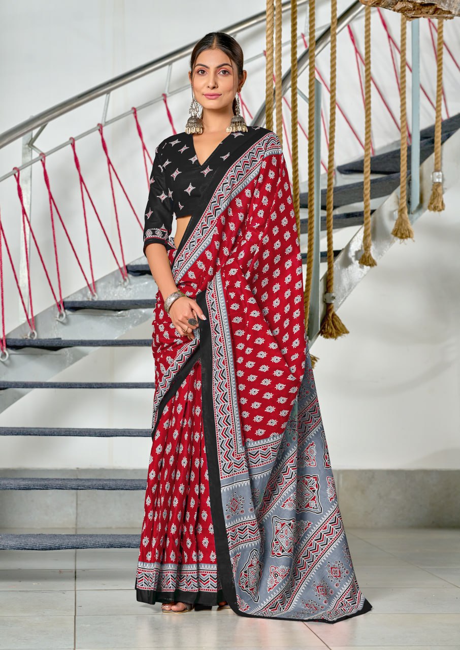 New Demanding Ajrakh Design Lunching