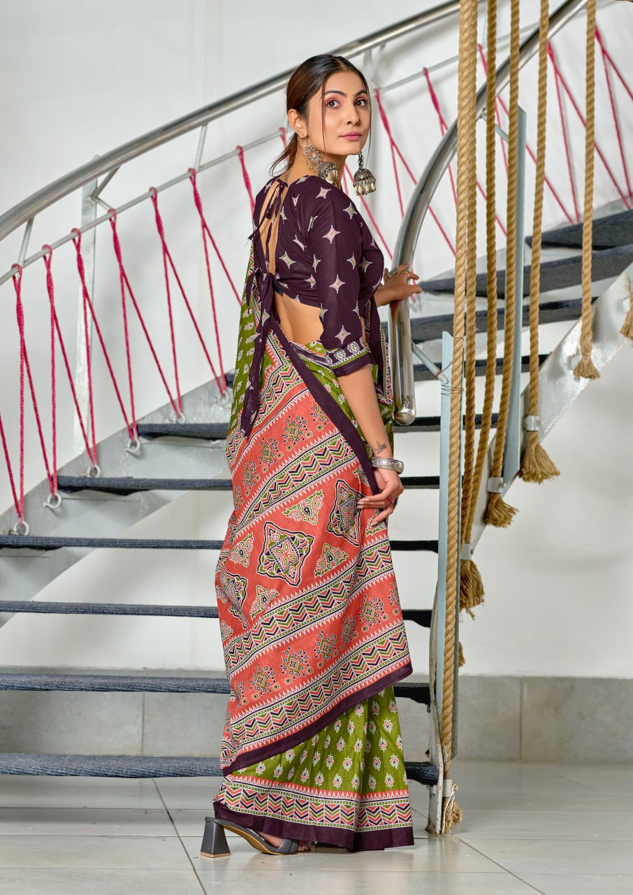 New Demanding Ajrakh Design Lunching