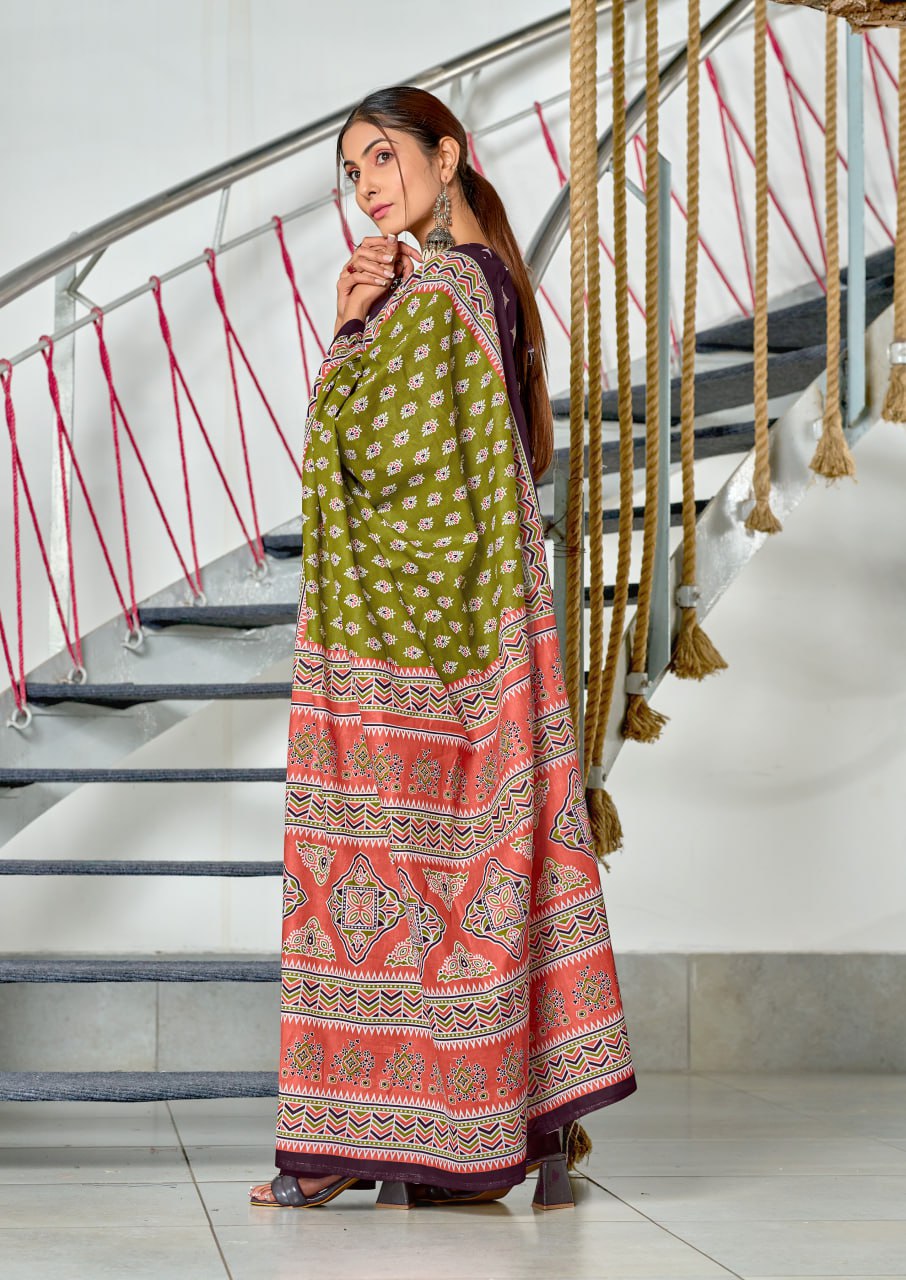 New Demanding Ajrakh Design Lunching