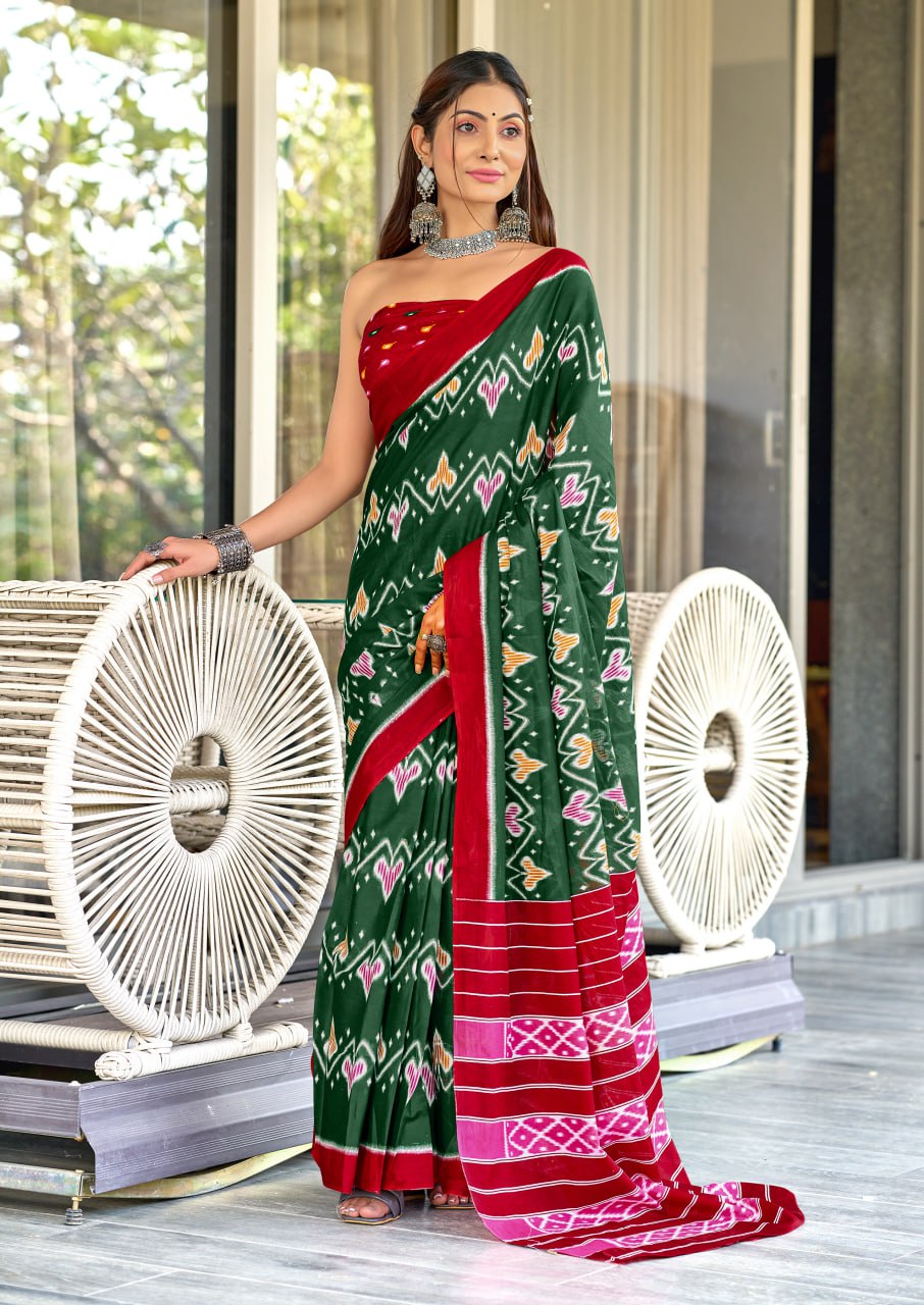 HAND BLOCK PRINT MULMUL COTTON SAREES