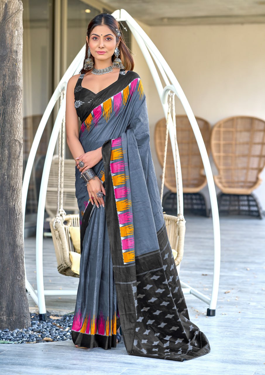 HAND BLOCK PRINT MULMUL COTTON SAREES