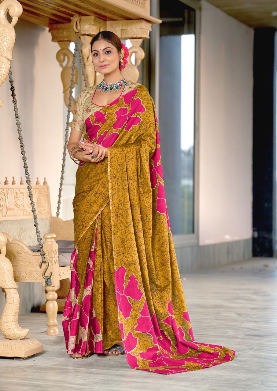 HAND BLOCK PRINT MULMUL COTTON SAREES