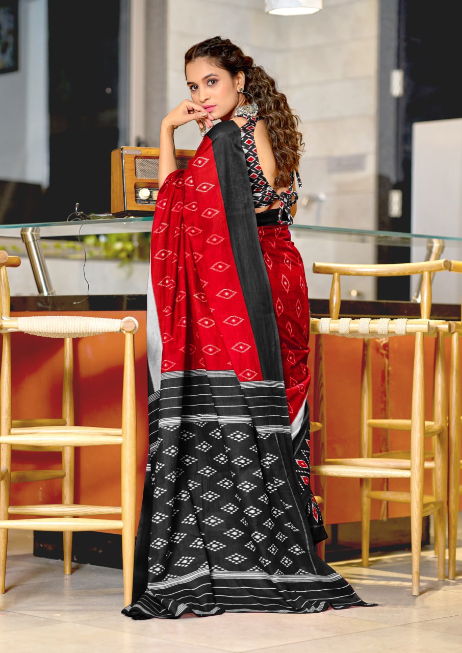 HAND BLOCK PRINT MULMUL COTTON SAREES