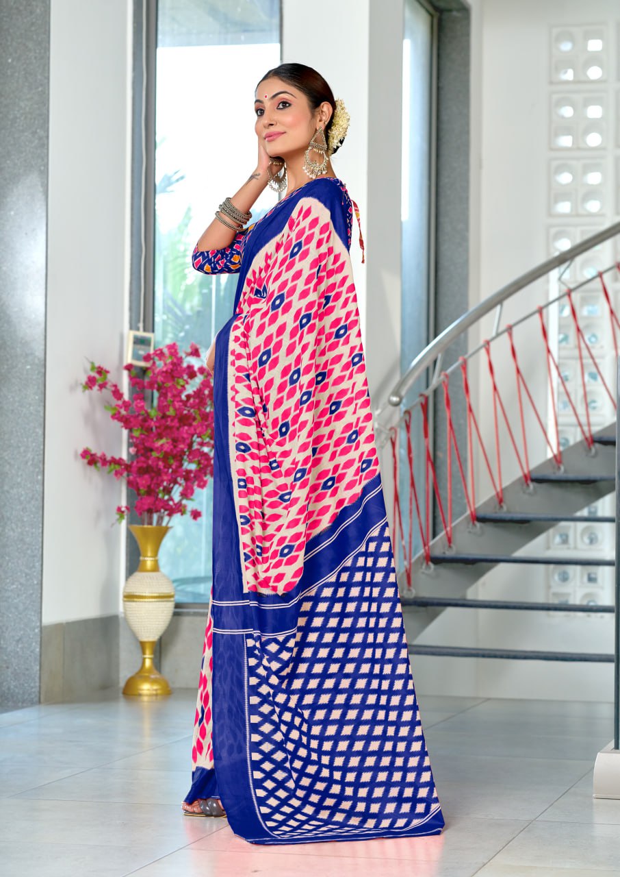 HAND BLOCK PRINT MULMUL COTTON SAREES