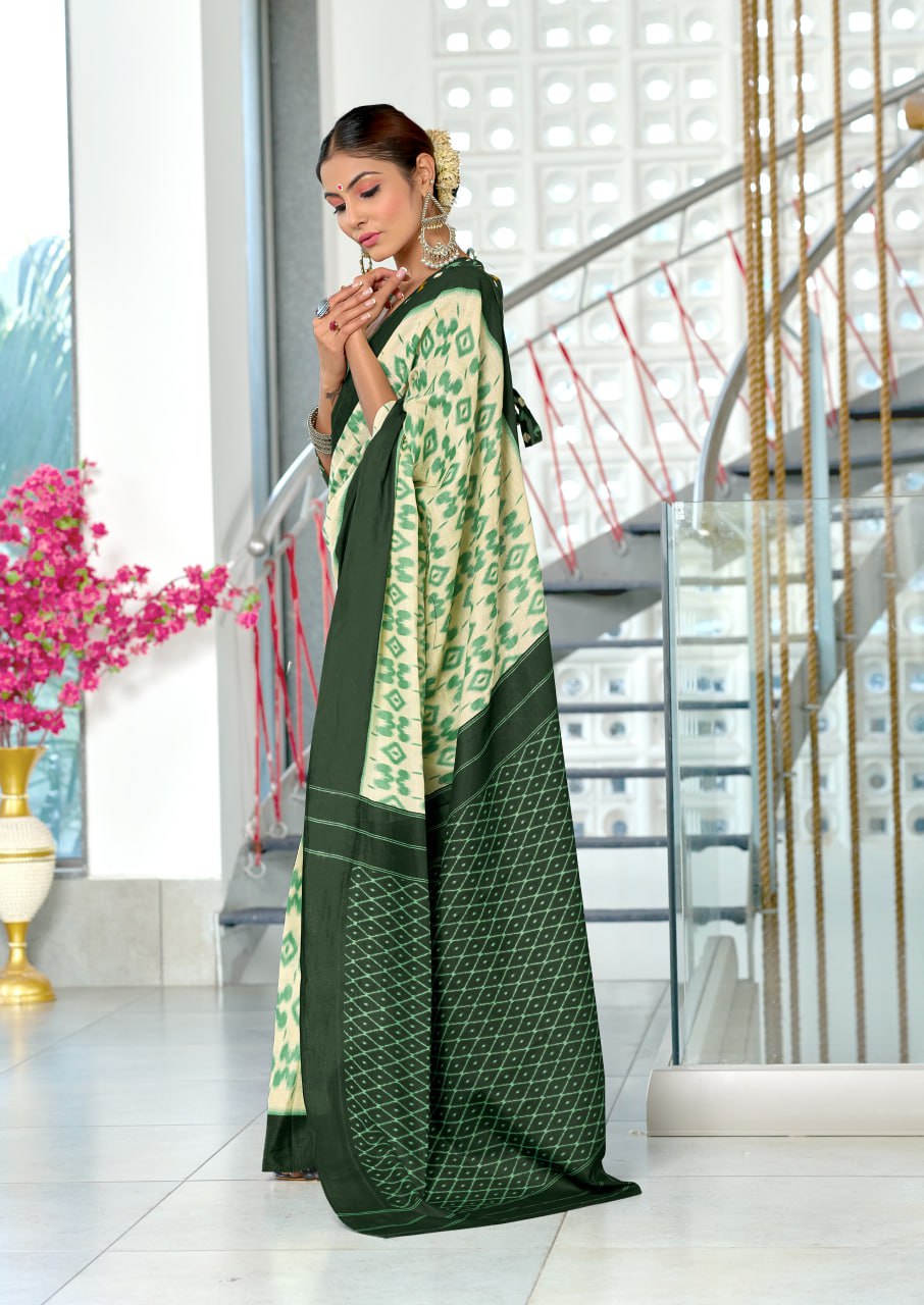 HAND BLOCK PRINT MULMUL COTTON SAREES