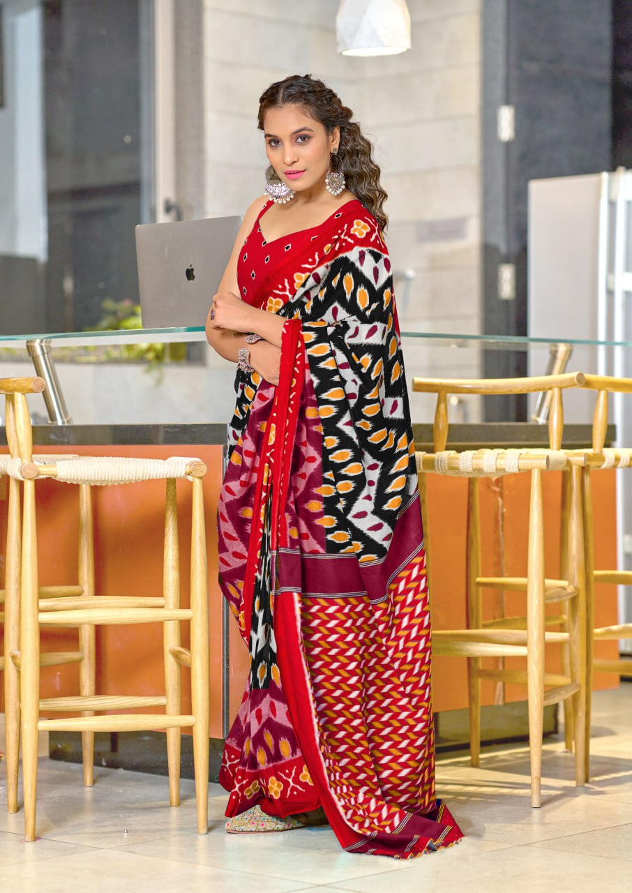 HAND BLOCK PRINT MULMUL COTTON SAREES