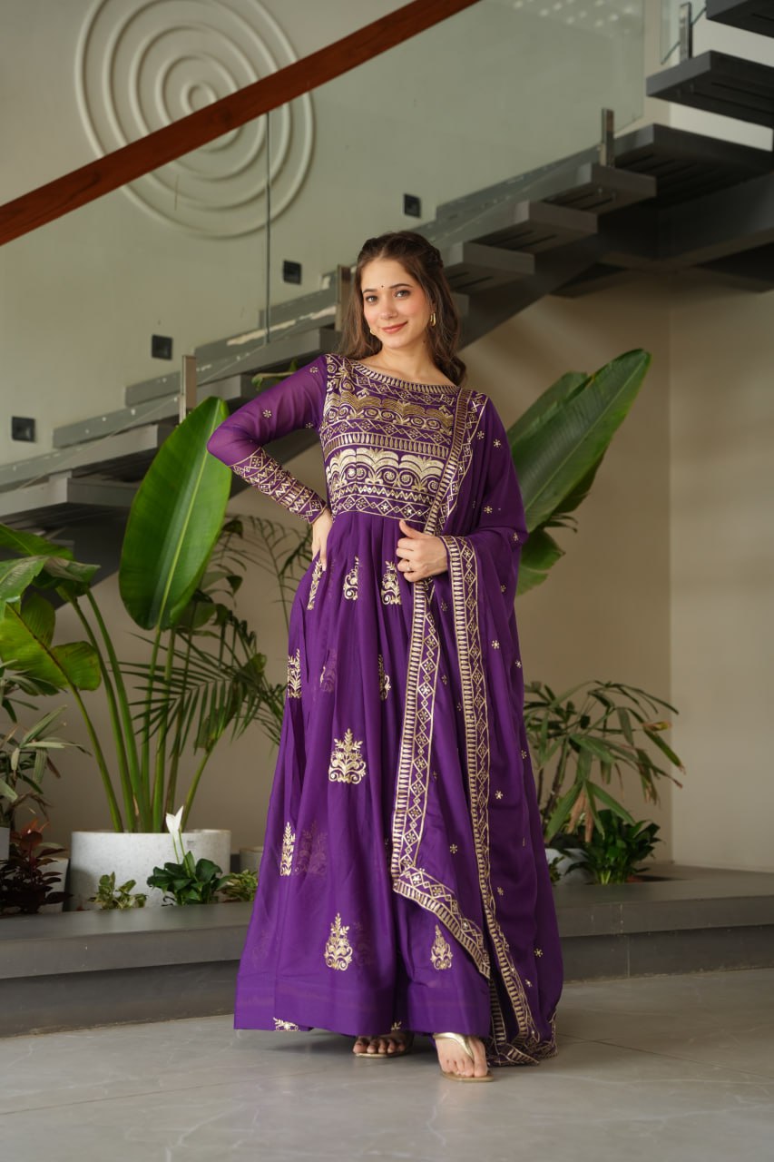 PREMIUM READYMADE GOWN-DUPATTA COLLECTIONS