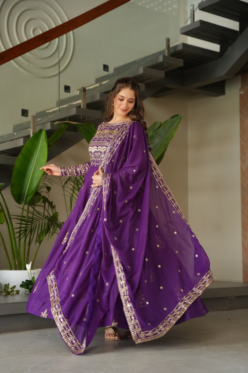 PREMIUM READYMADE GOWN-DUPATTA COLLECTIONS
