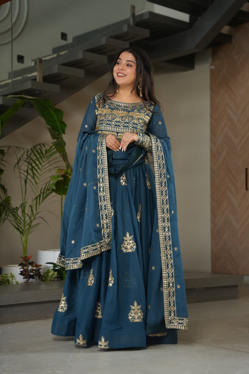 PREMIUM READYMADE GOWN-DUPATTA COLLECTIONS