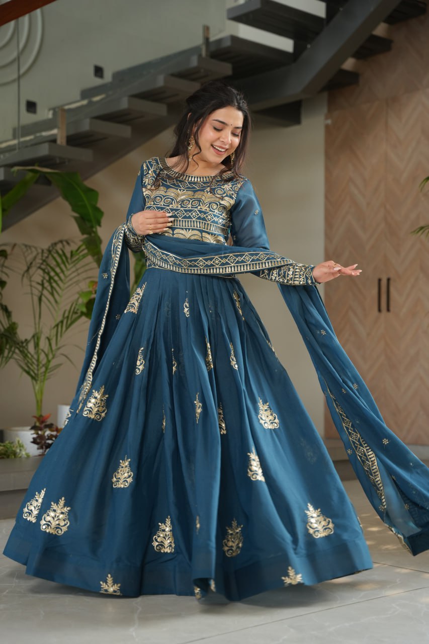 PREMIUM READYMADE GOWN-DUPATTA COLLECTIONS