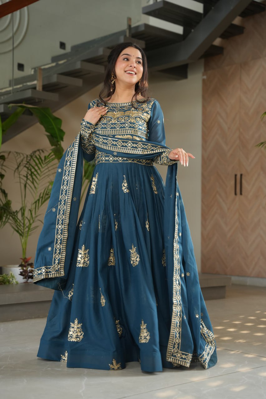 PREMIUM READYMADE GOWN-DUPATTA COLLECTIONS