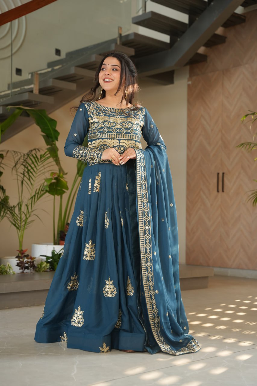 PREMIUM READYMADE GOWN-DUPATTA COLLECTIONS