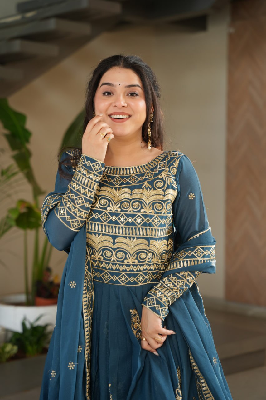 PREMIUM READYMADE GOWN-DUPATTA COLLECTIONS
