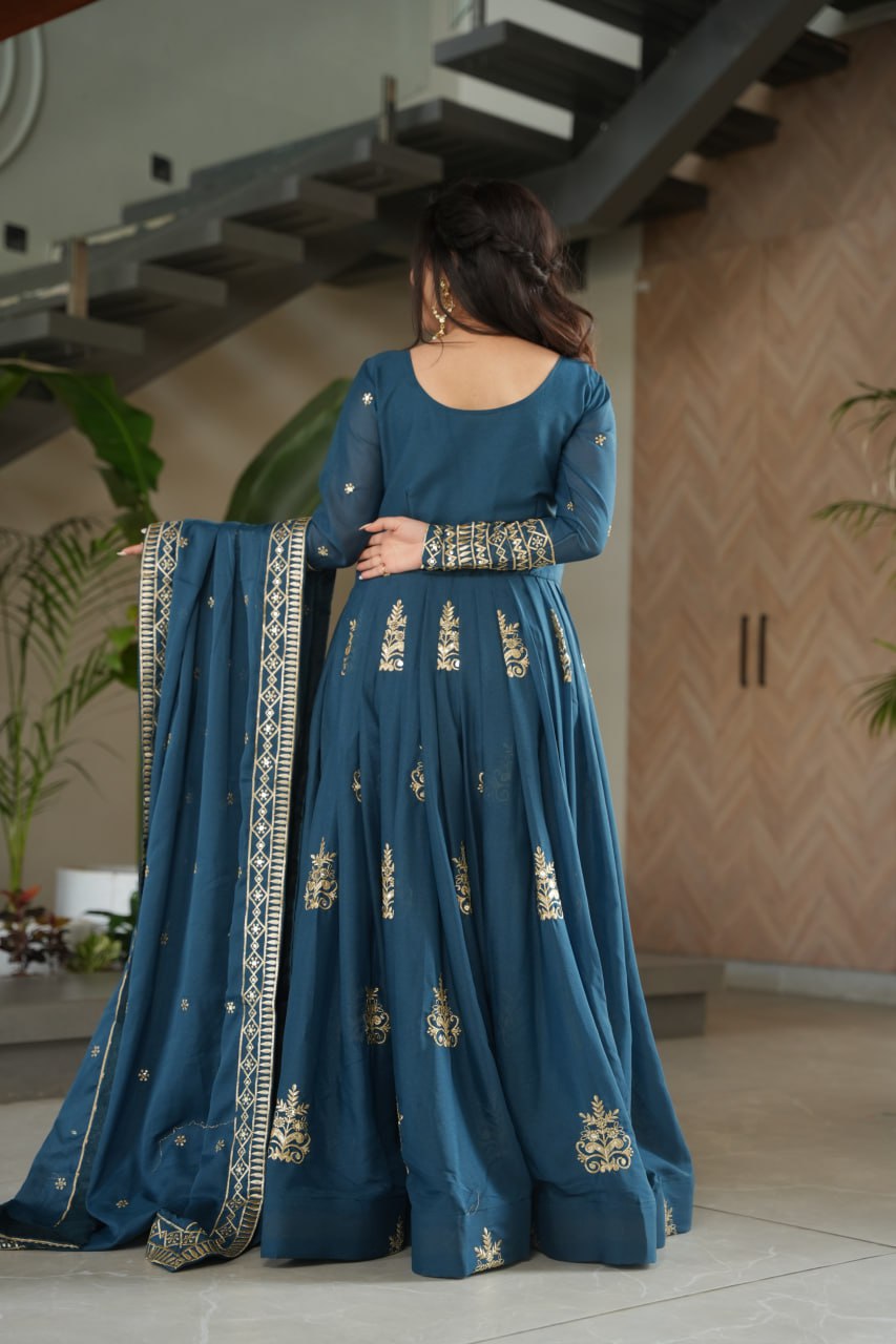 PREMIUM READYMADE GOWN-DUPATTA COLLECTIONS