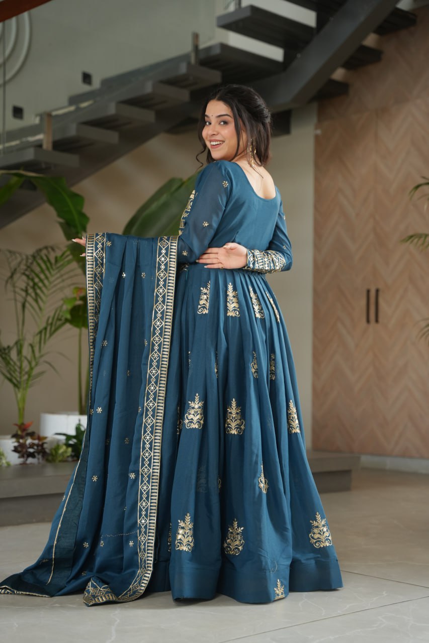 PREMIUM READYMADE GOWN-DUPATTA COLLECTIONS