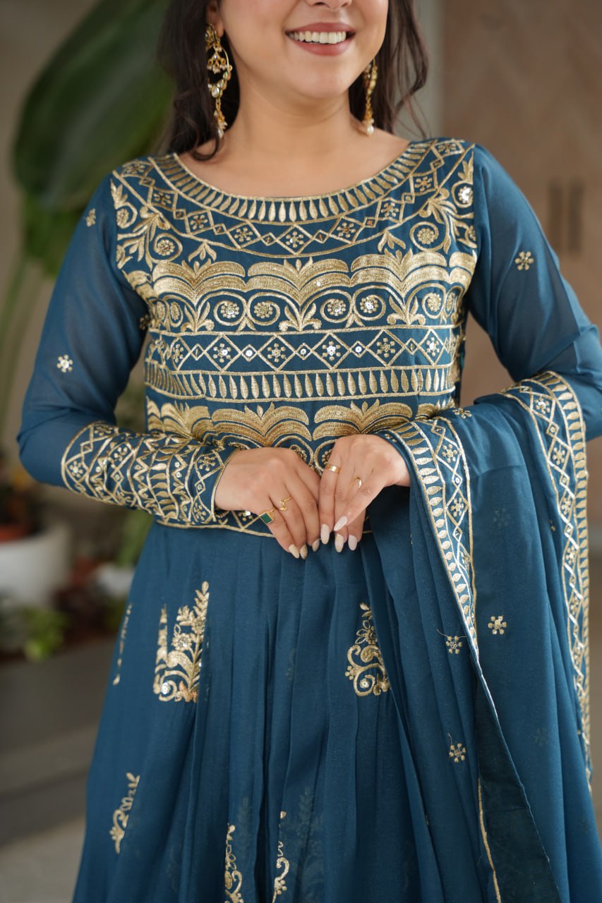 PREMIUM READYMADE GOWN-DUPATTA COLLECTIONS