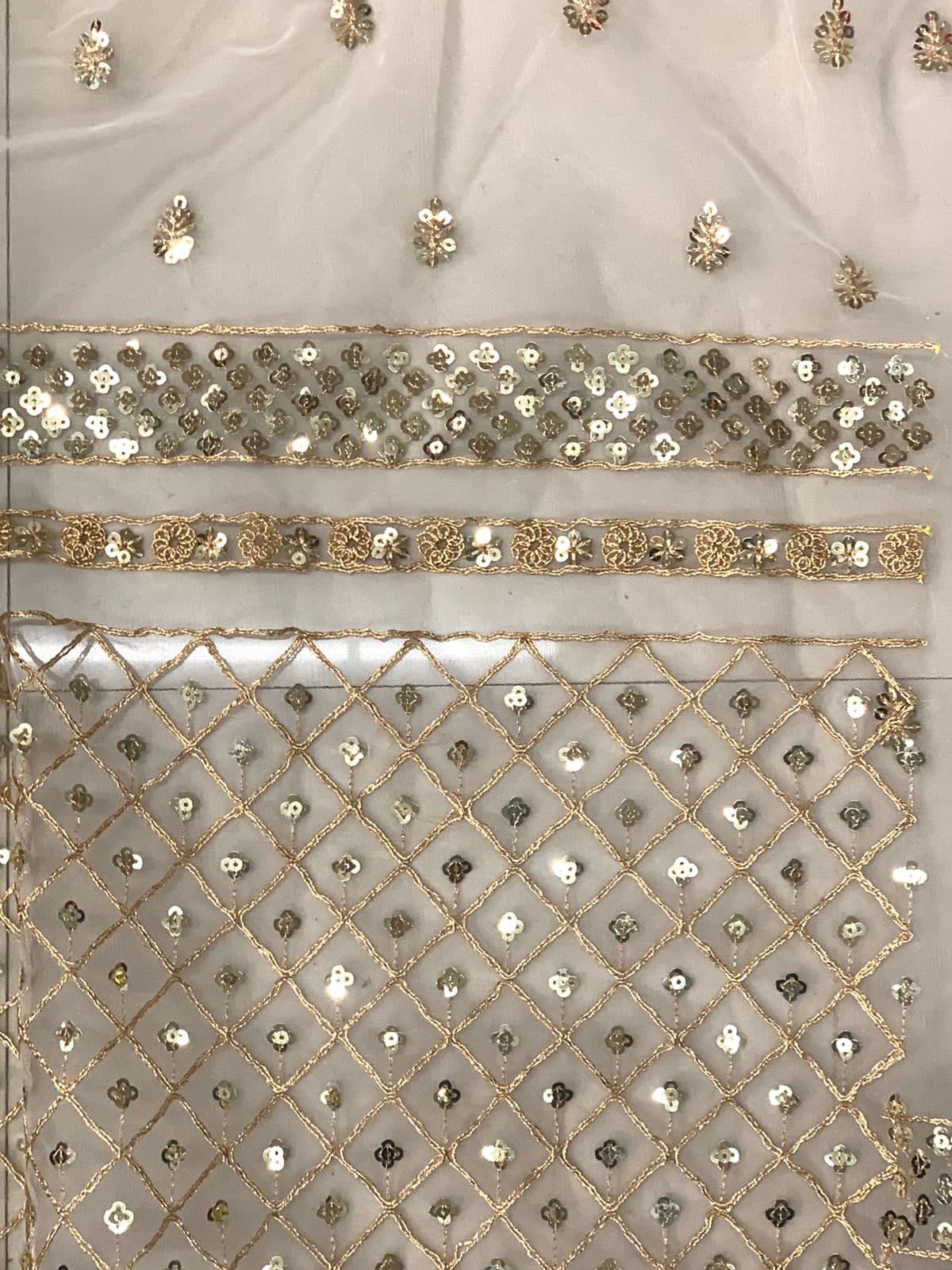 Designer Saree on Soft Butterfly Net