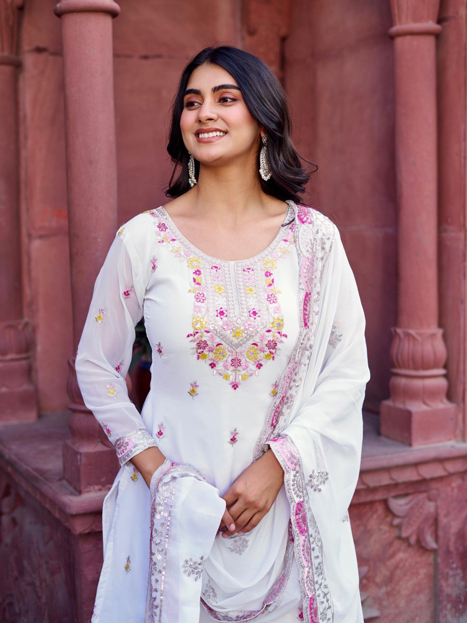 Flared sharara bottom