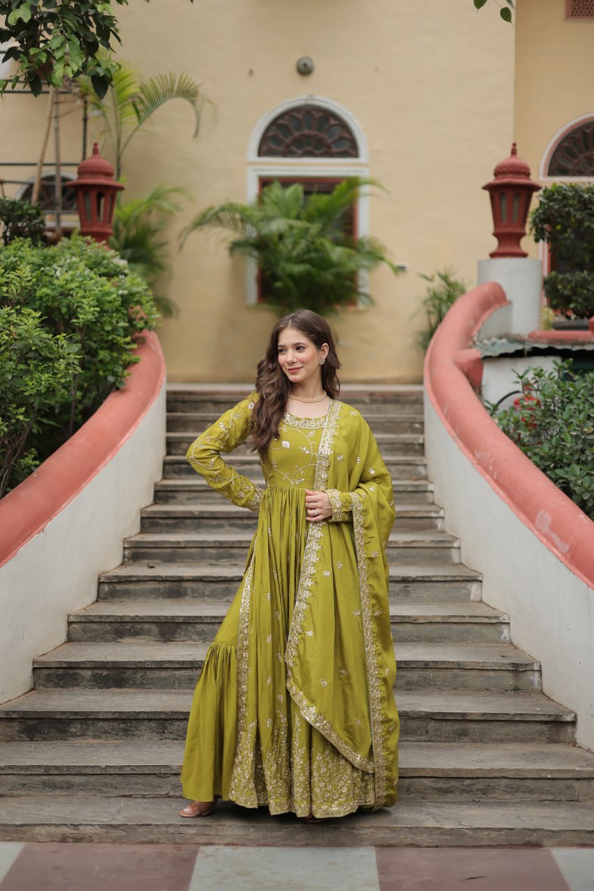 Premium Designer Readymade Top-sharara-dupatta