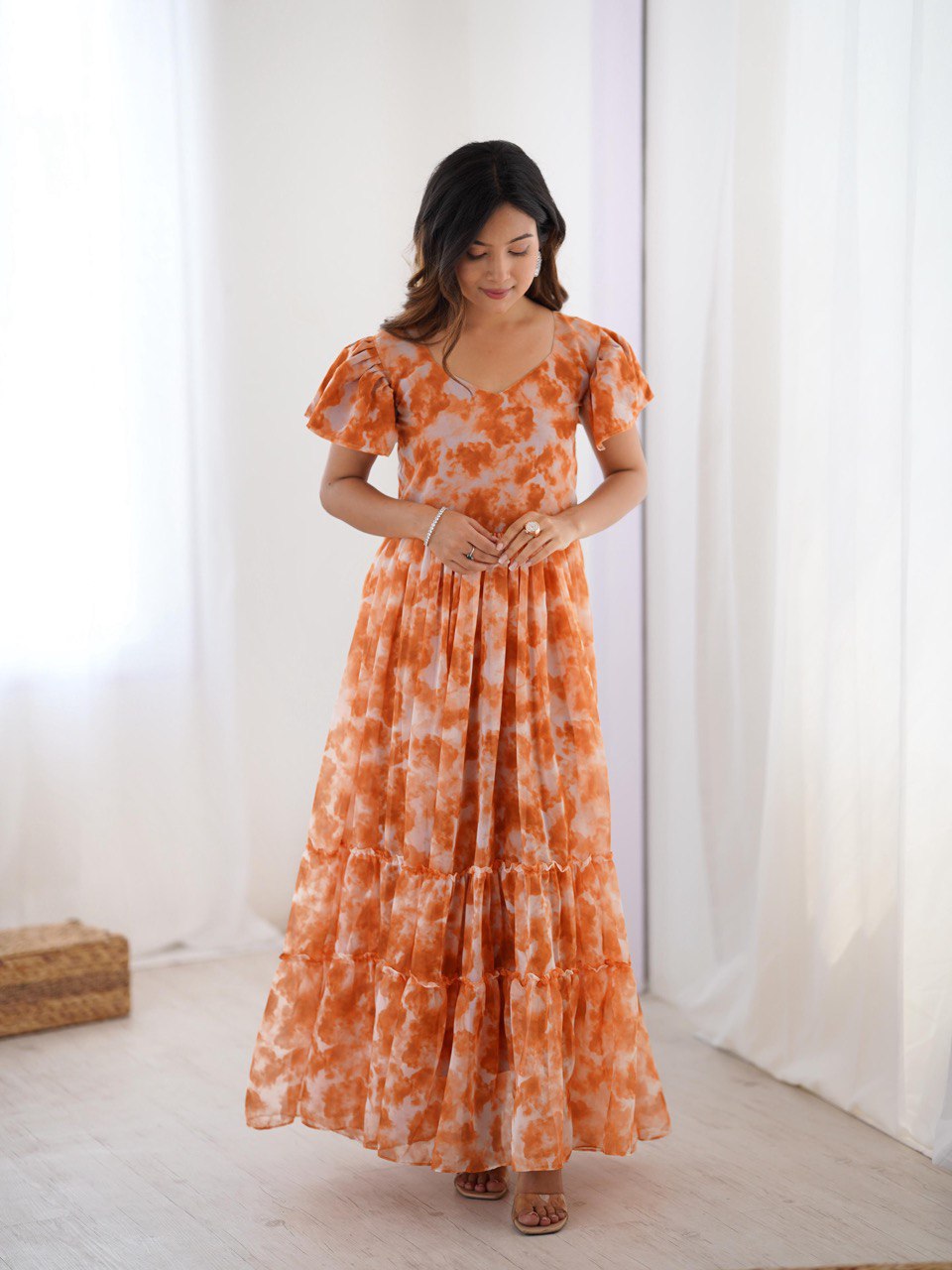 Ethereal Clouds Flairy Kurtis