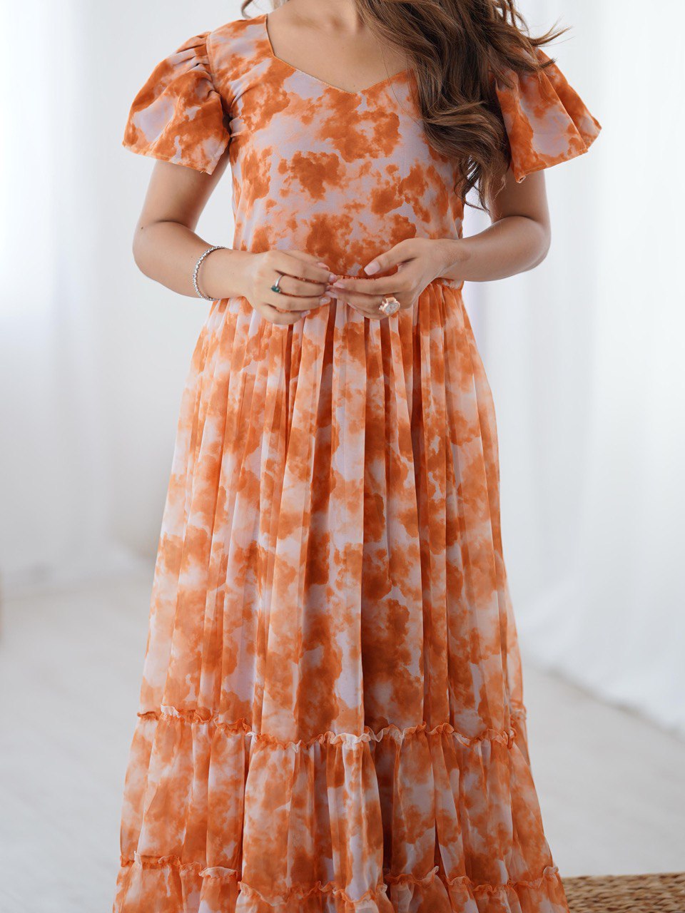 Ethereal Clouds Flairy Kurtis