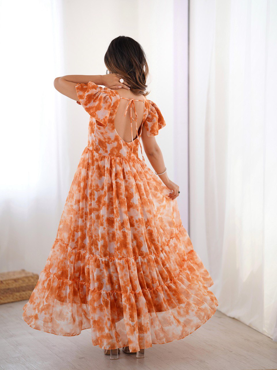 Ethereal Clouds Flairy Kurtis